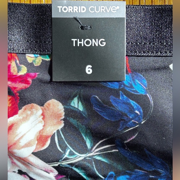 NWT Torrid 6 Curve Second Skin mid-rise thong panty, Torrid size 6. - Picture 2 of 7